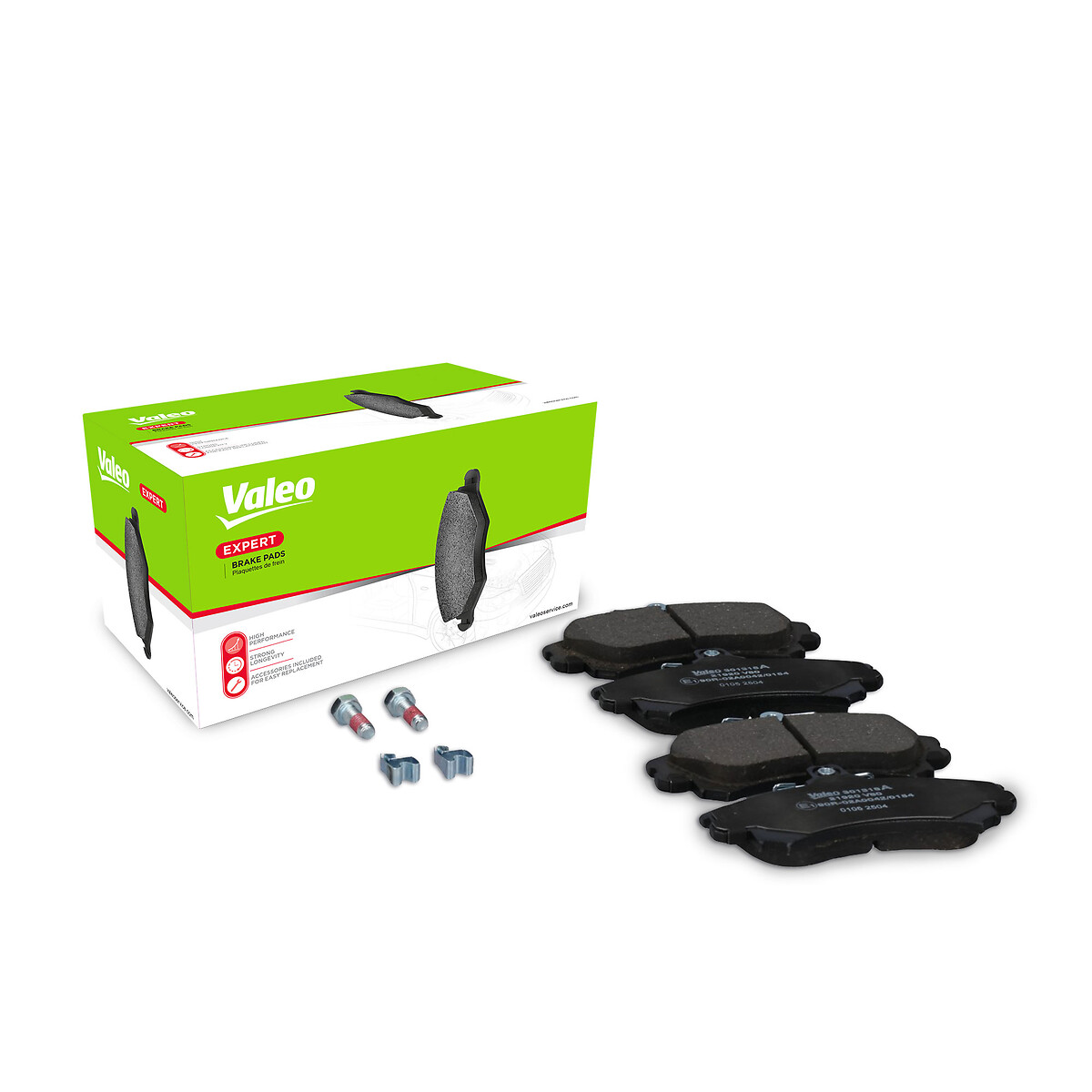 Jeu de 4 plaquettes de frein VALEO ref. 301318A